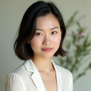 アロマセラピストの田中さんのポートレート